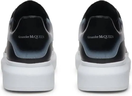 Alexander McQueen Oversized leather sneakers Black