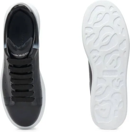 Alexander McQueen Oversized leather sneakers Black