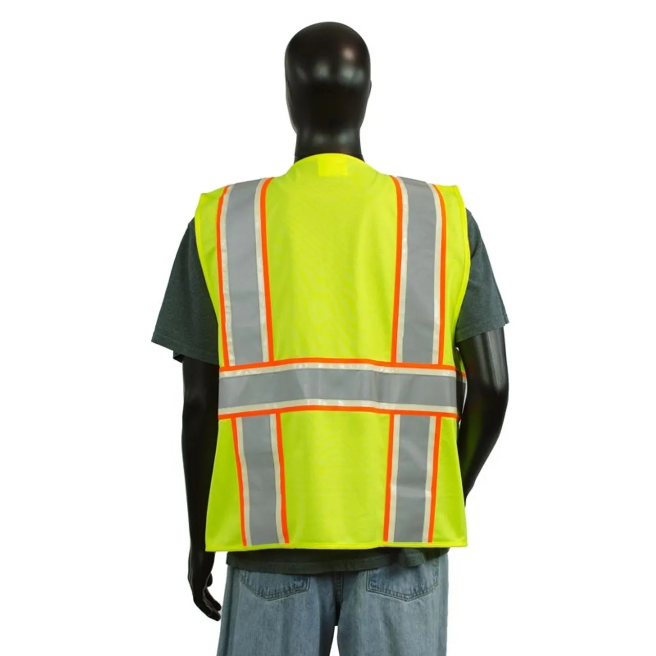 Alpha Workwear Class 2 Hi Vis Glow in the Dark Surveyor Vest A202