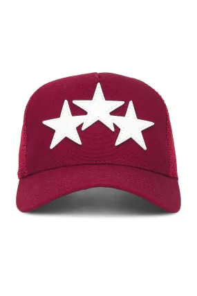 Amiri 3 Star Trucker Hat