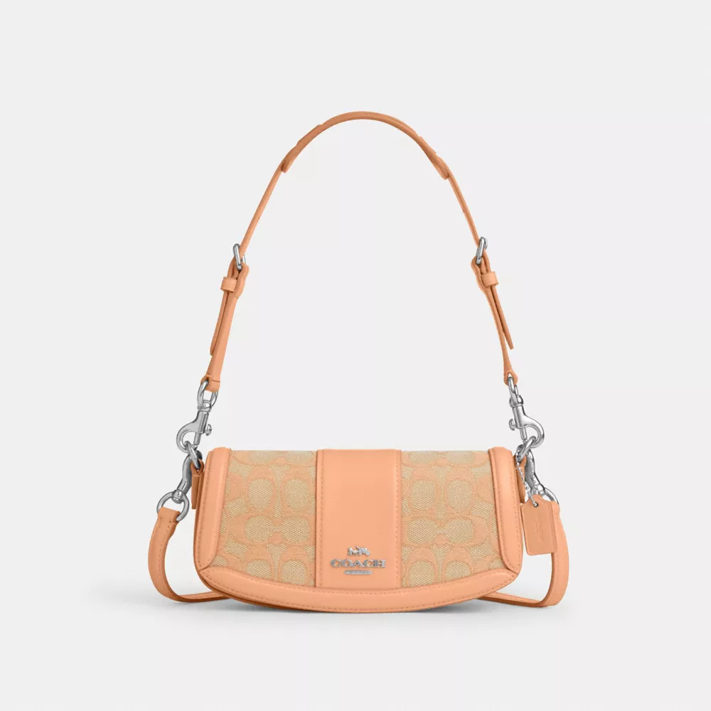 Andrea Small Shoulder Bag In Signature Jacquard