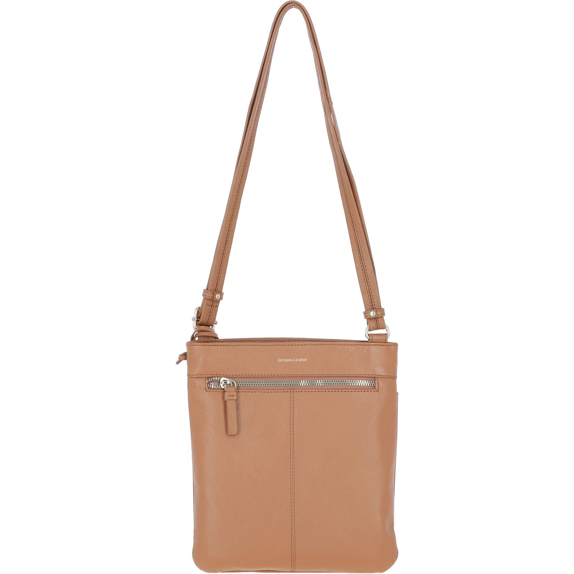 Ashwood Leather Smart Tab Cross Body Bag Butterscotch: 63621/Tab