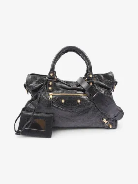 Balenciaga City Bag Black Leather Medium