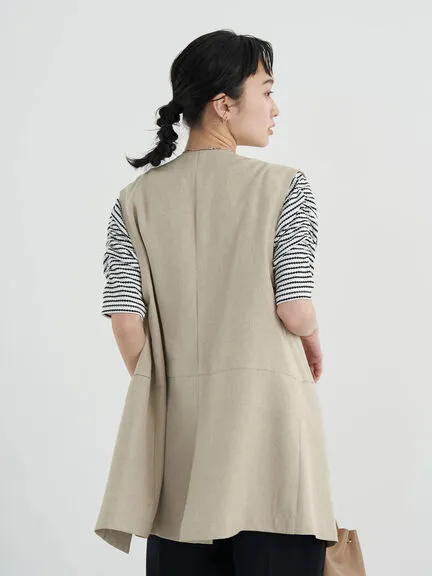 Bobo Tokyo Noriko Linen Sleeveless Vest