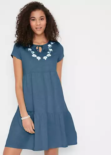 bonprix Short Sleeve Tunic Dress | Grattan