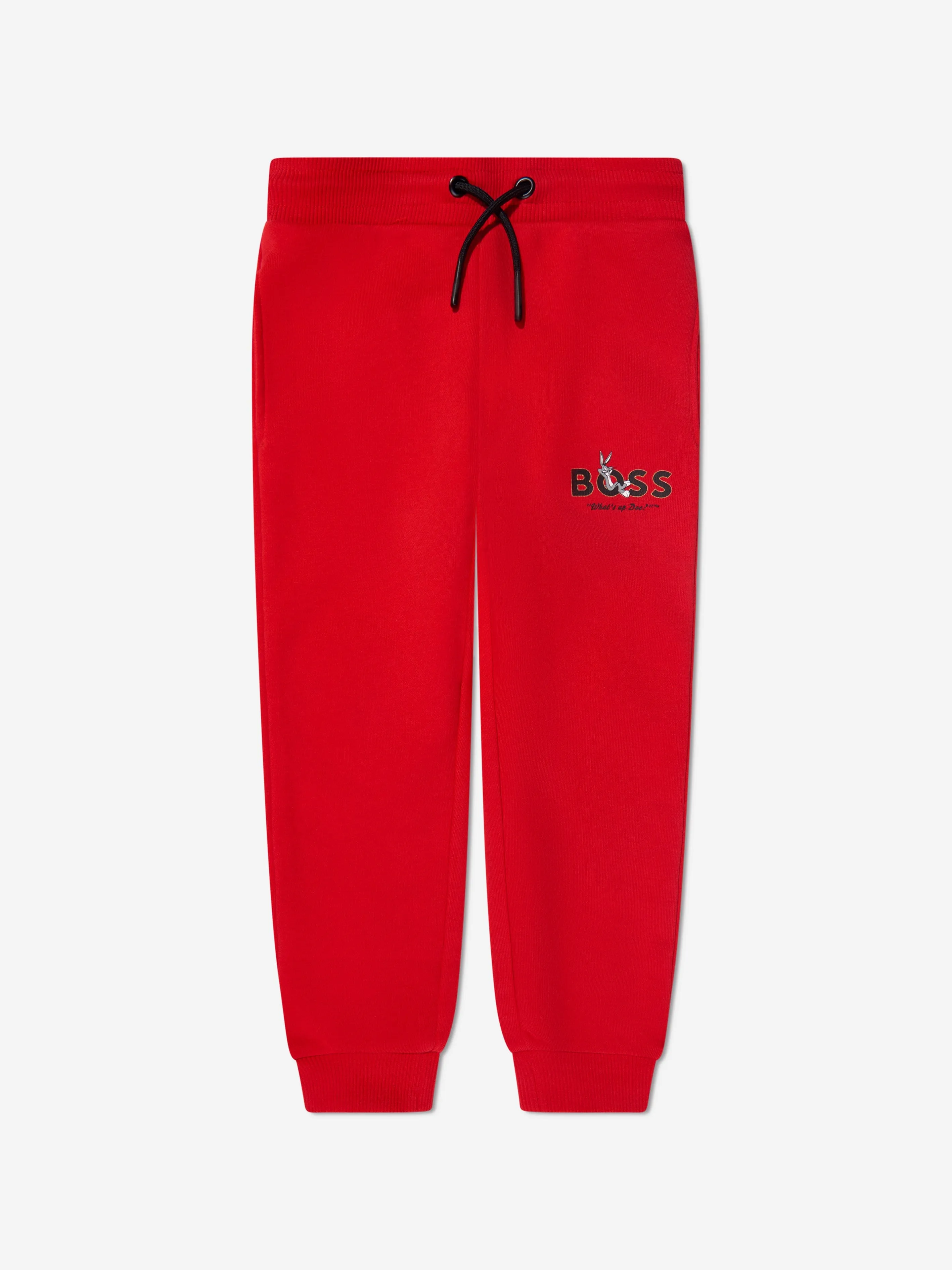 BOSS Boys Bugs Bunny 3 Piece Tracksuit Set In Red