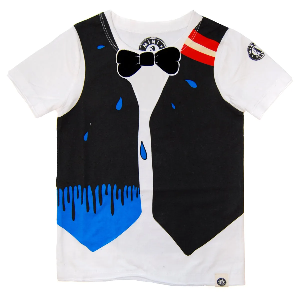 Bow Tie Drip Vest T-Shirt by: Mini Shatsu