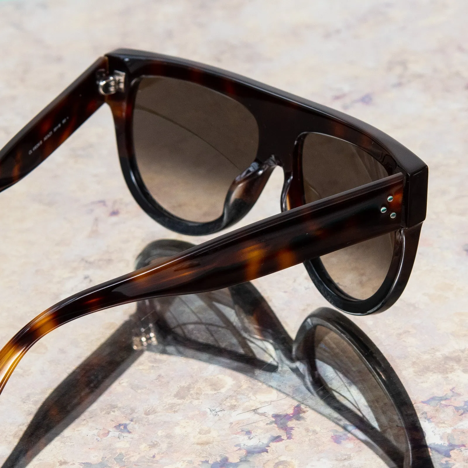 Celine Tortoiseshell Sunglasses