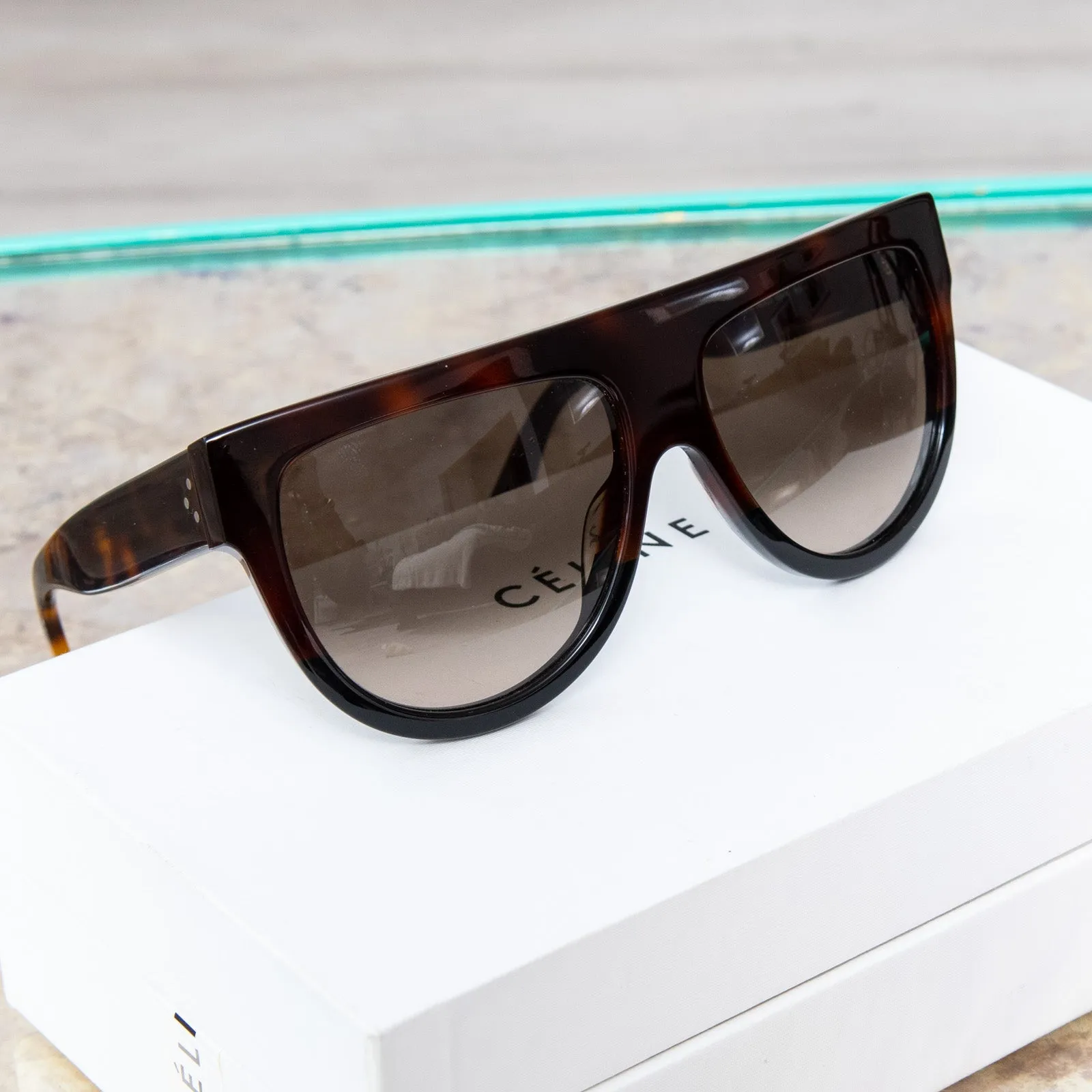 Celine Tortoiseshell Sunglasses