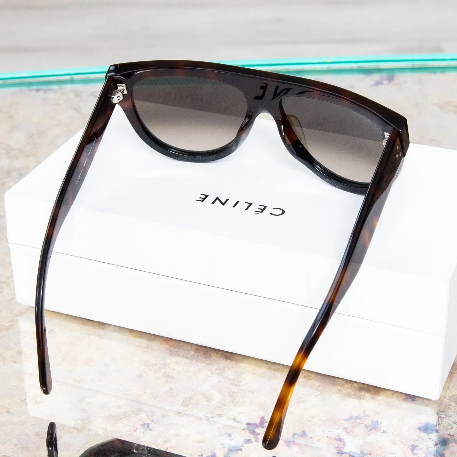 Celine Tortoiseshell Sunglasses