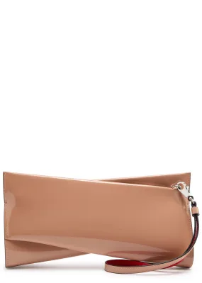 CHRISTIAN LOUBOUTIN Loubitwist patent leather shoulder bag -                         -                     -                