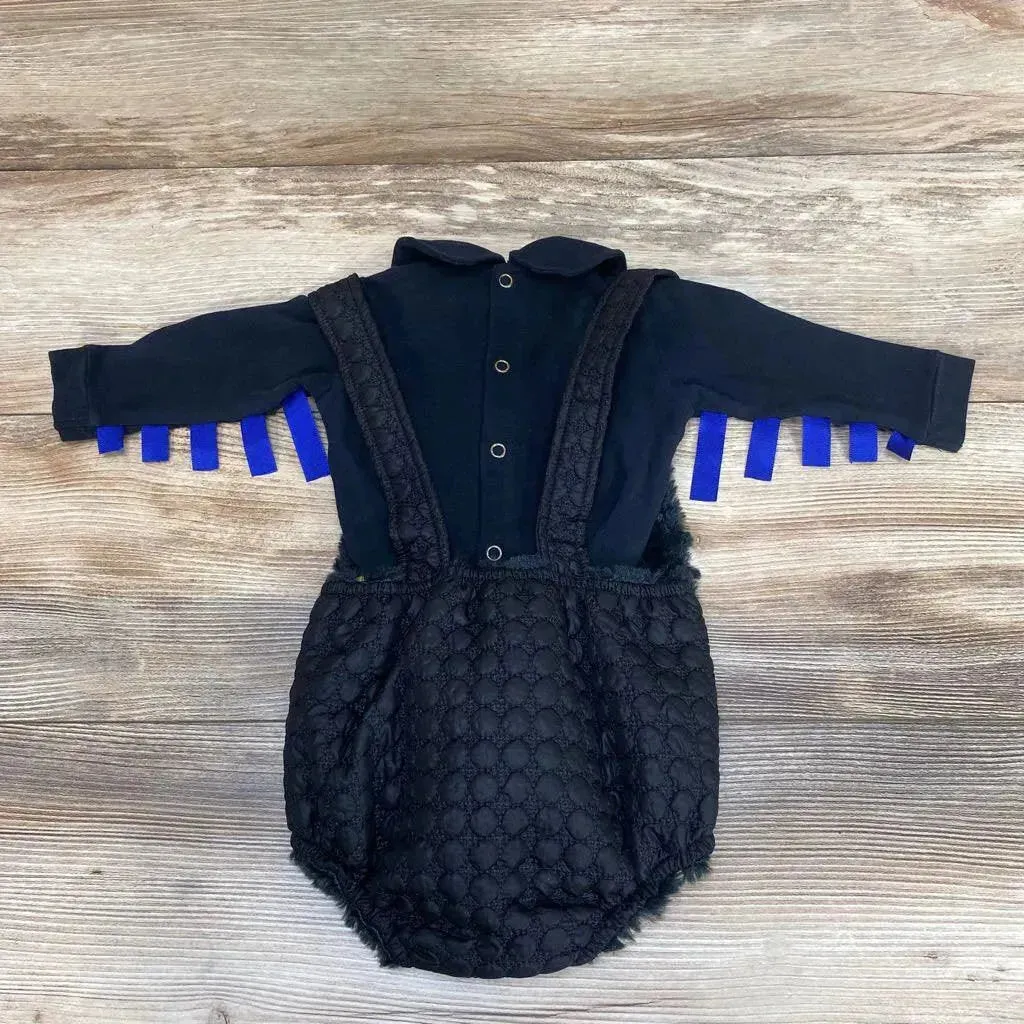 Chua Bodysuit & Faux Fur Romper Set sz 3-6m-