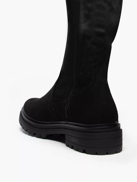 Claudia Ghizzani  Black Long Leg Boot