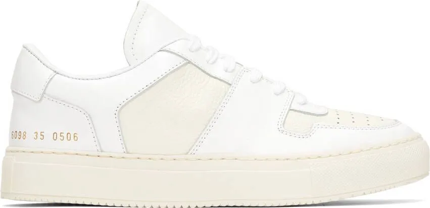 Common Projects White Decades Sneakers