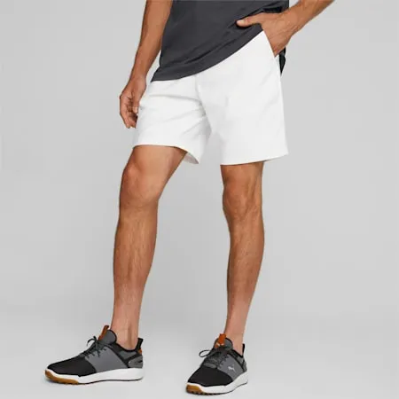 Dealer 8" Men's Golf Shorts | White Glow | PUMA SHOP ALL PUMA | PUMA 