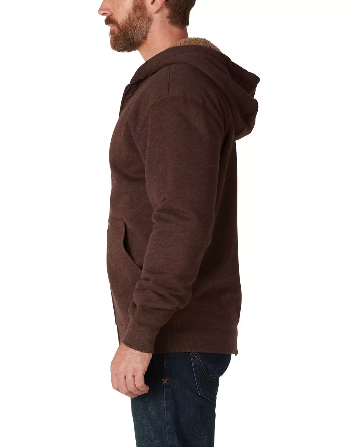 Dickies Workwear TW457 Men's Sherpa-Lined Full-Zip Hooded Sweatshirt SKU: TW457