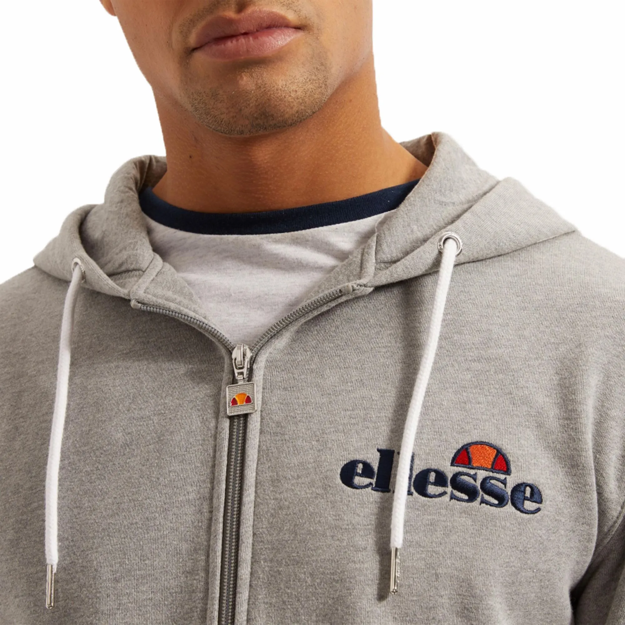 Ellesse Briero FZ Zip Hoodie Grey