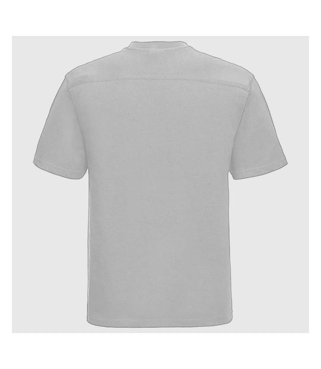 Europe mens workwear short sleeve cotton t-shirt white Russell