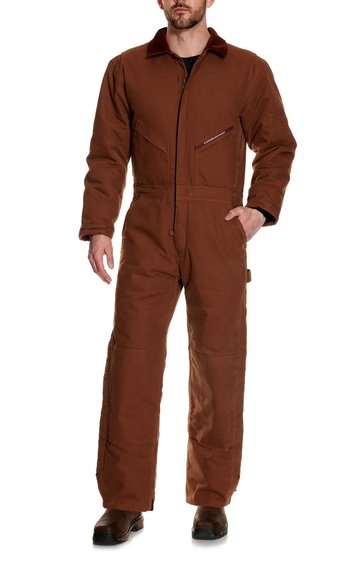 Forge Workwear Men's Brown Coveralls