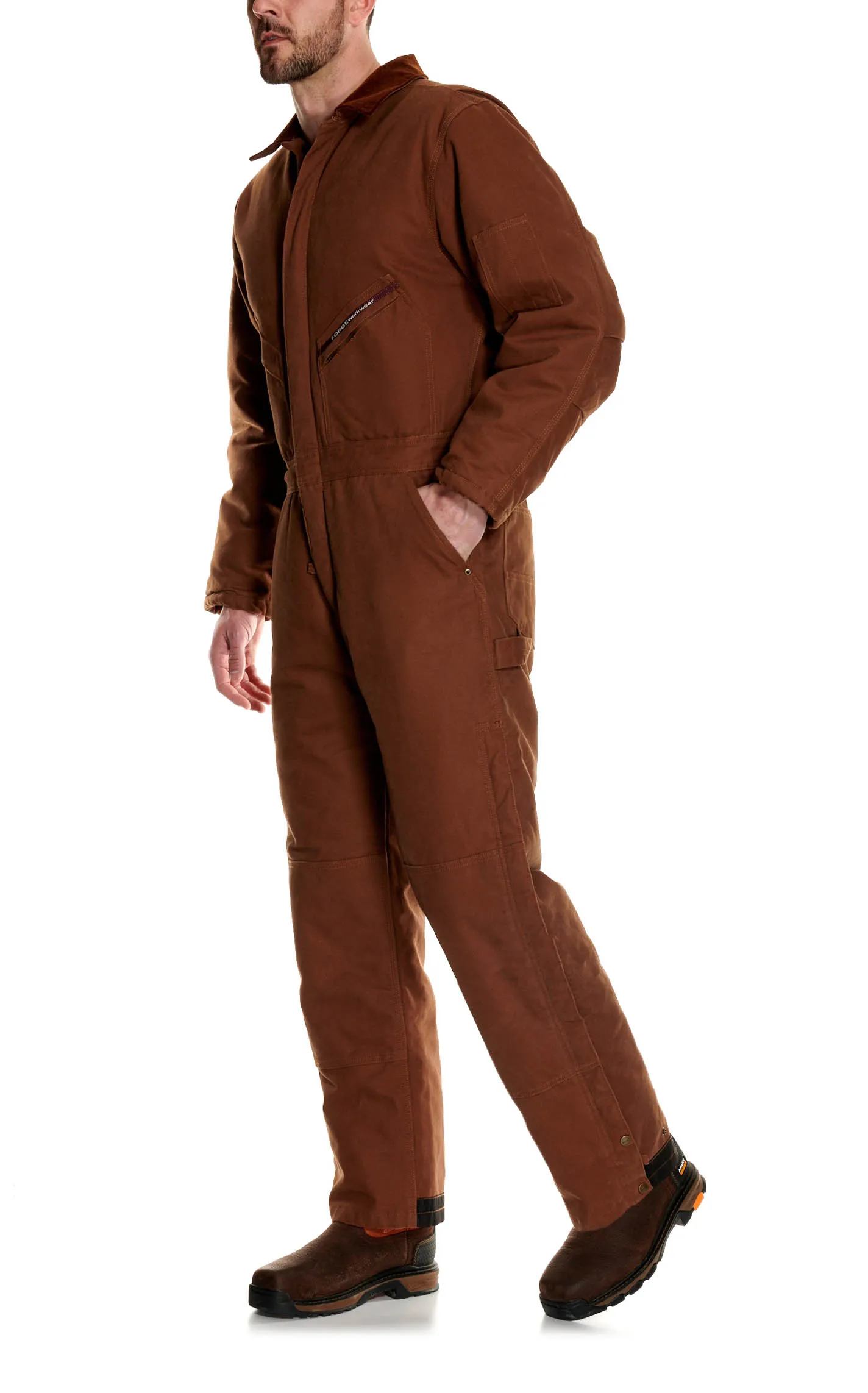 Forge Workwear Men's Brown Coveralls