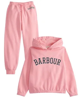 Girl's Barbour Harper Cotton Blend Tracksuit, 10-15yrs