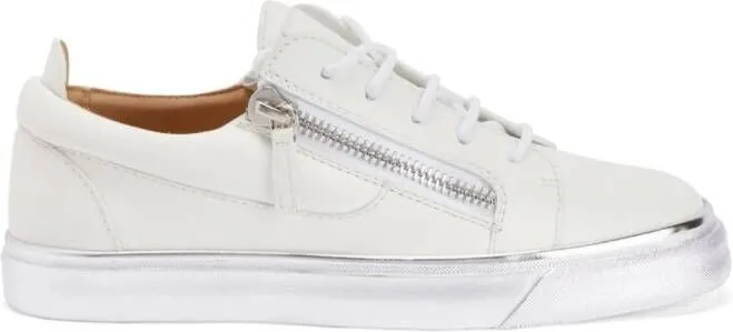 Giuseppe Zanotti Gail leather sneakers White