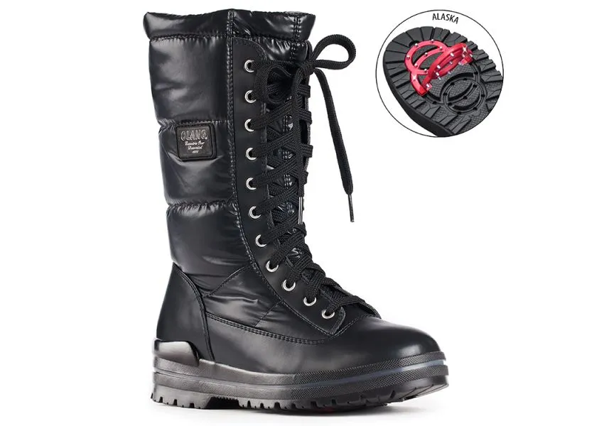 Glamour Black Winter Boot