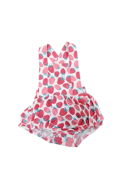 Isla Romper in Berry Cute