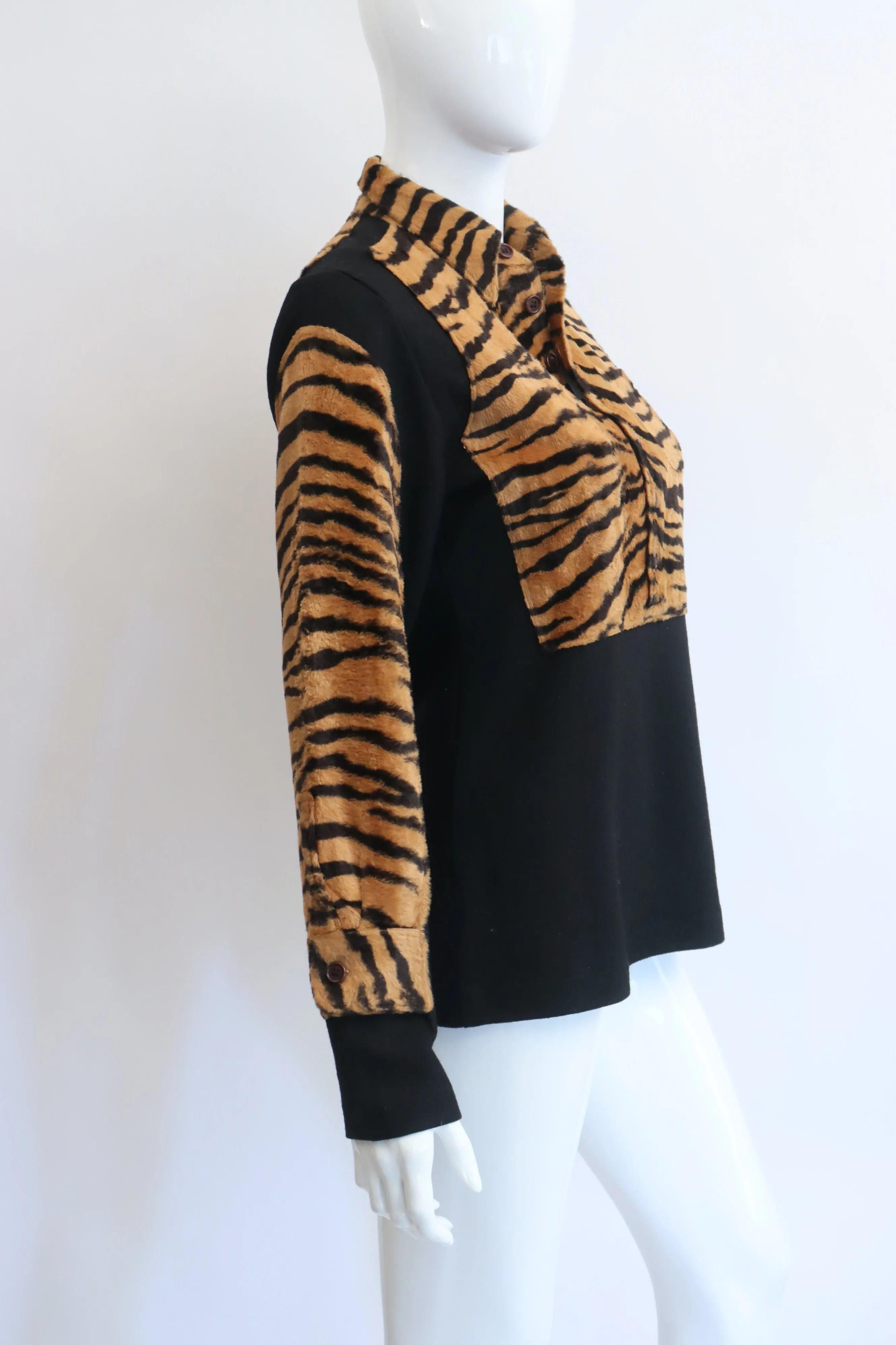 JEAN PAUL GAULTIER Vintage F/W 1994 Tiger Tunic Top