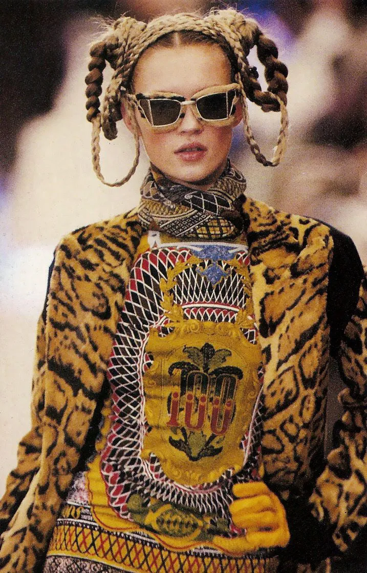 JEAN PAUL GAULTIER Vintage F/W 1994 Tiger Tunic Top