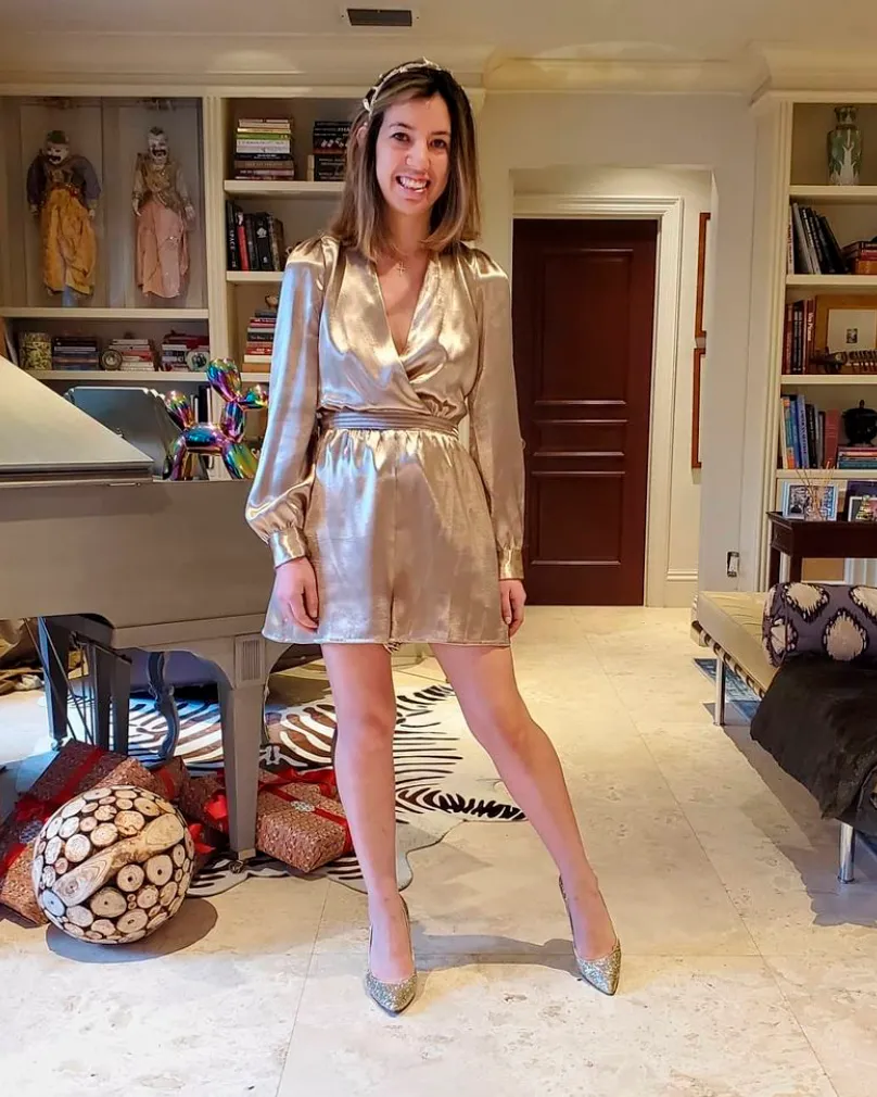 KENYA SATIN GOLD ROMPER