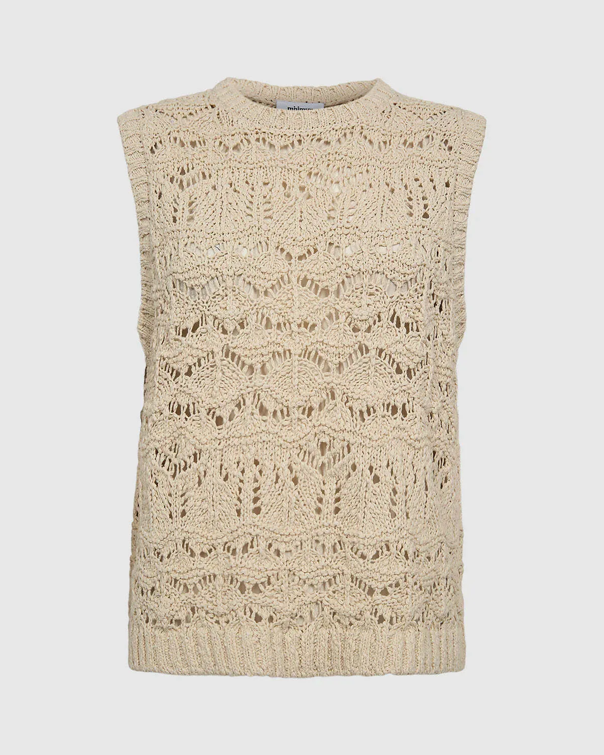 lianes crochet vest - Brown Rice