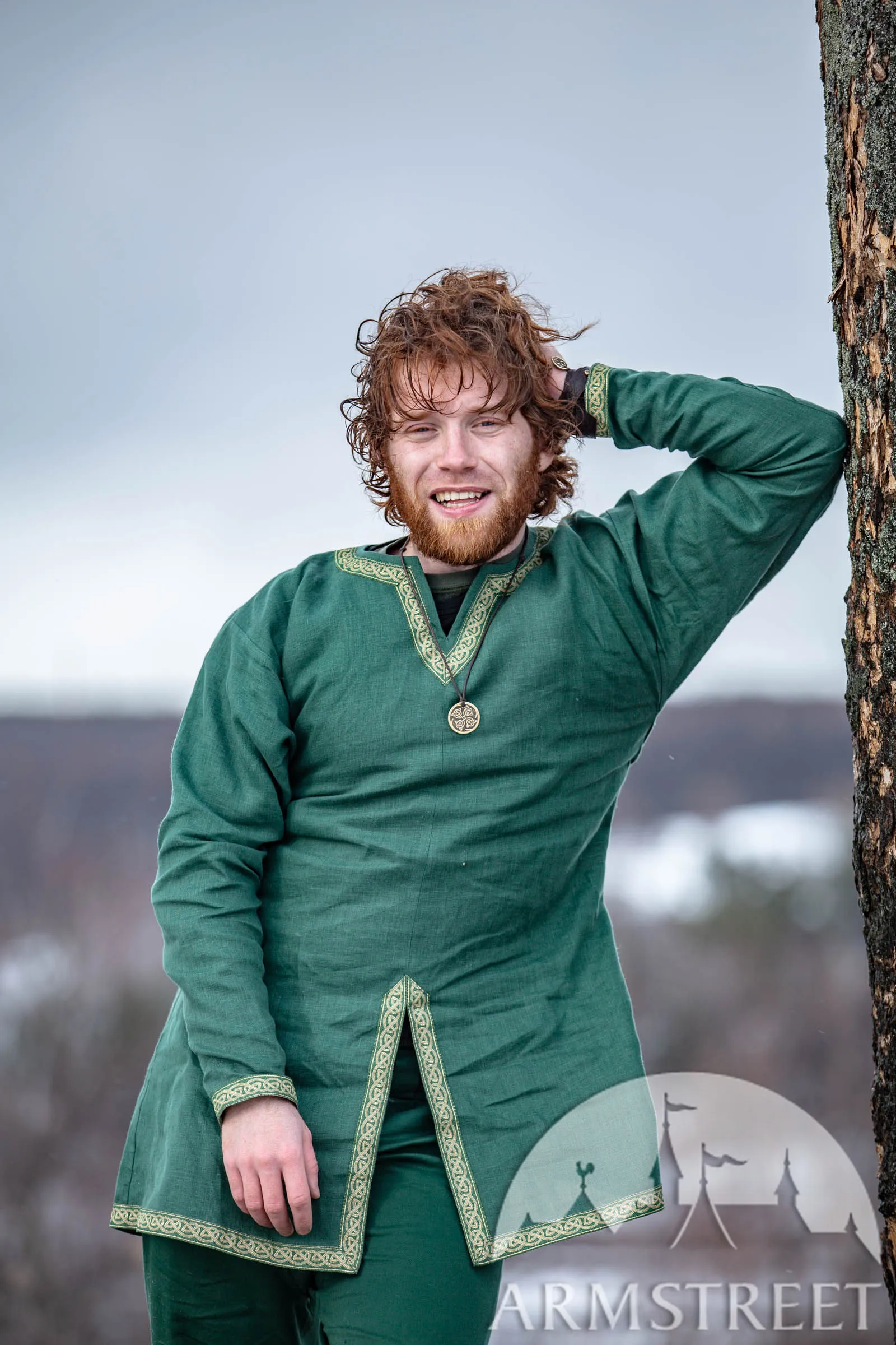 Linen Celtic Tunic “Leprechaun”