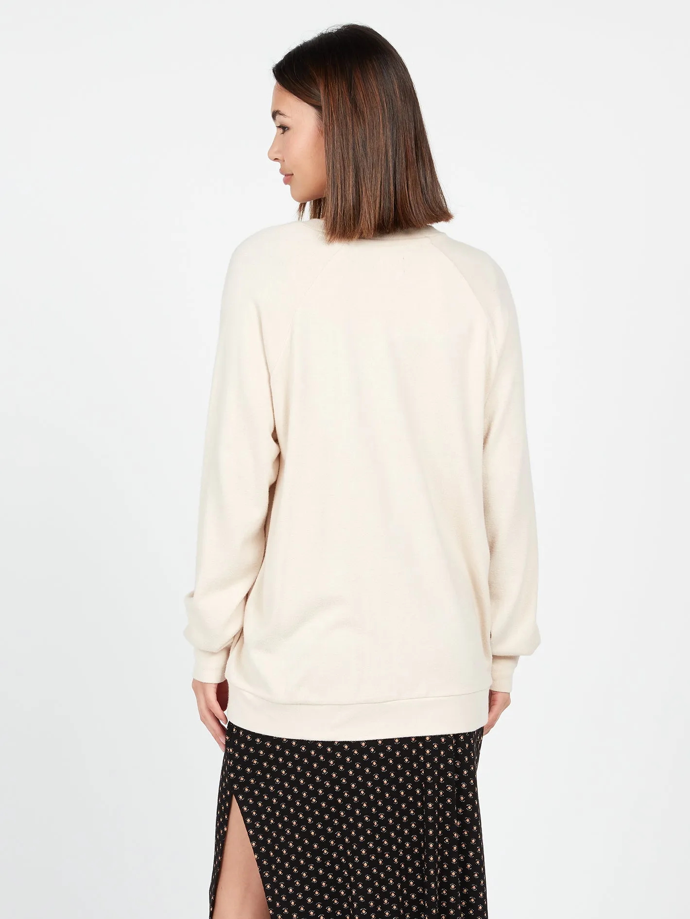 Lived In Lounge Fleece Sweatshirt - Sand