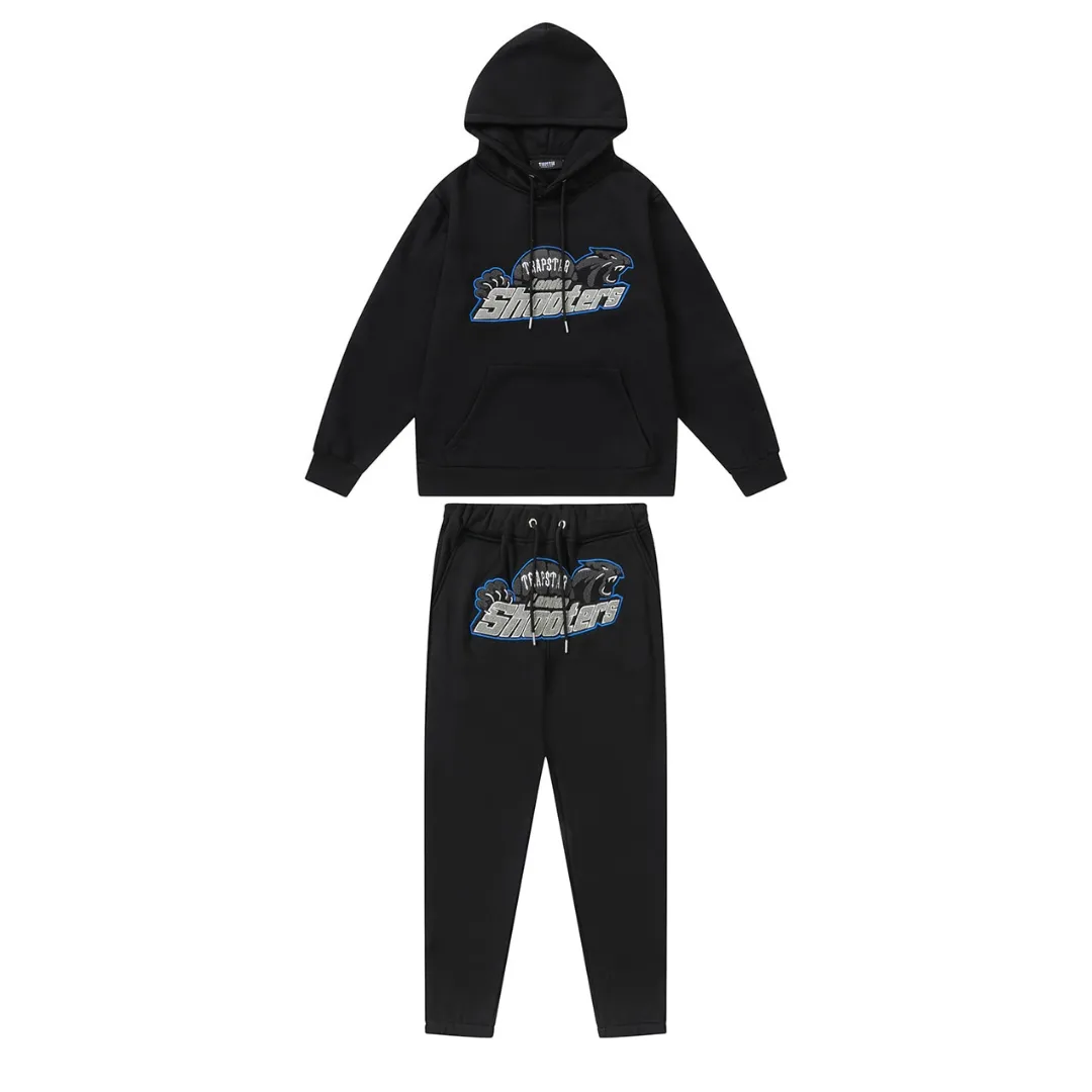 London Shooters Black Blue Tracksuit