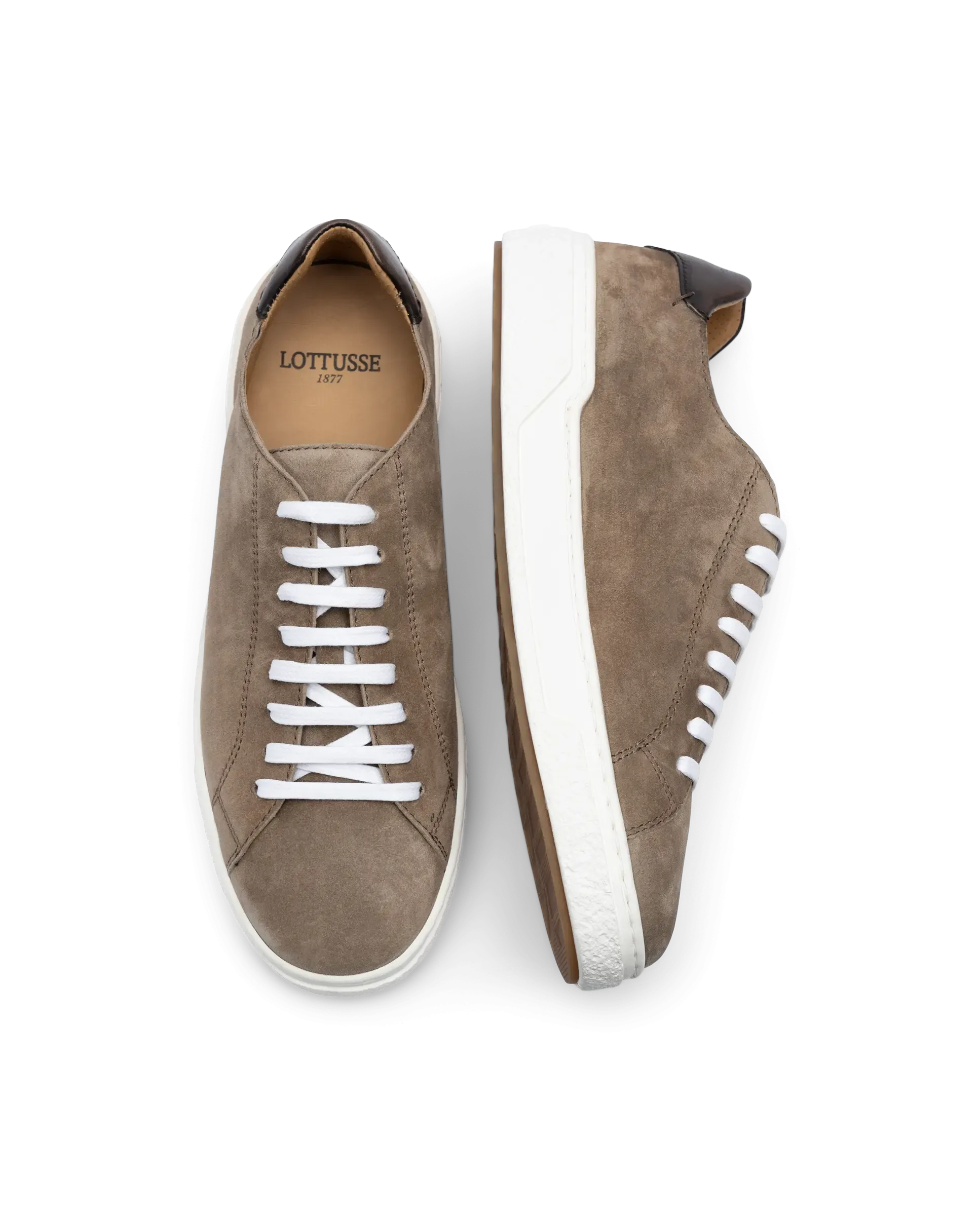 LOTTUSSE | SNEAKERS DE VESTIR HOMBRE | TORINO TOPO | BEIGE