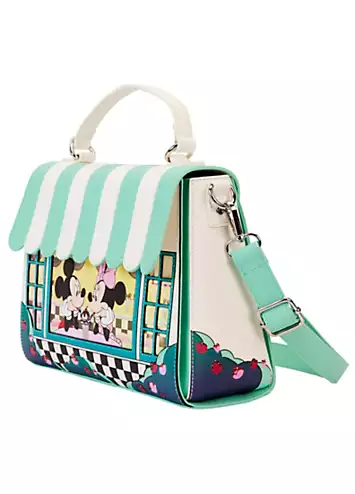 Loungefly Disney Mickey & Minnie Date Night Diner Cross Body Bag | Grattan