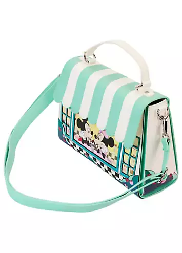 Loungefly Disney Mickey & Minnie Date Night Diner Cross Body Bag | Grattan