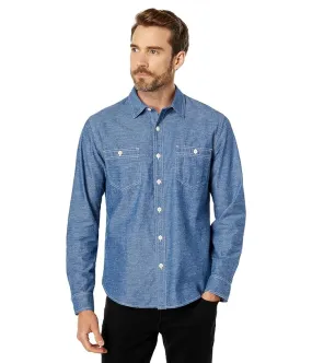 Lucky Brand Chambray Workwear Long Sleeve Shirt Men's