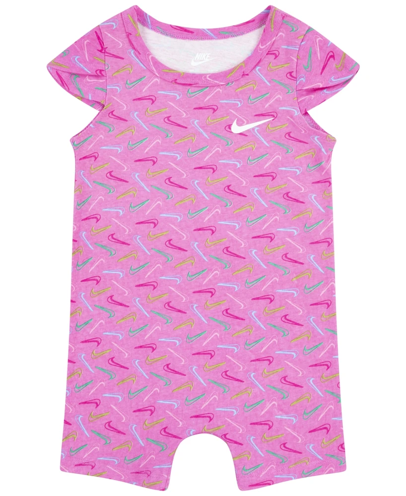 Macy's Nike Infant Girls Swoosh Logo Romper