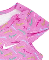 Macy's Nike Infant Girls Swoosh Logo Romper