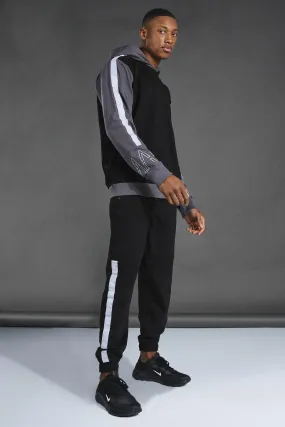 Man Active Tracksuit With Tape Detail