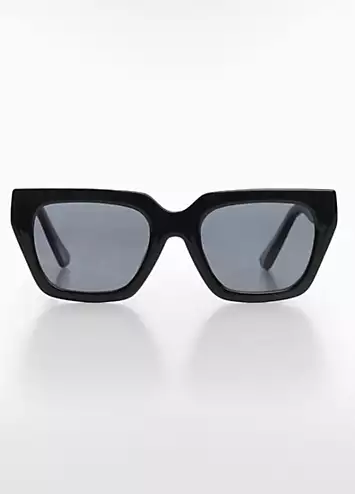 Mango Monica Black Sunglasses | Grattan