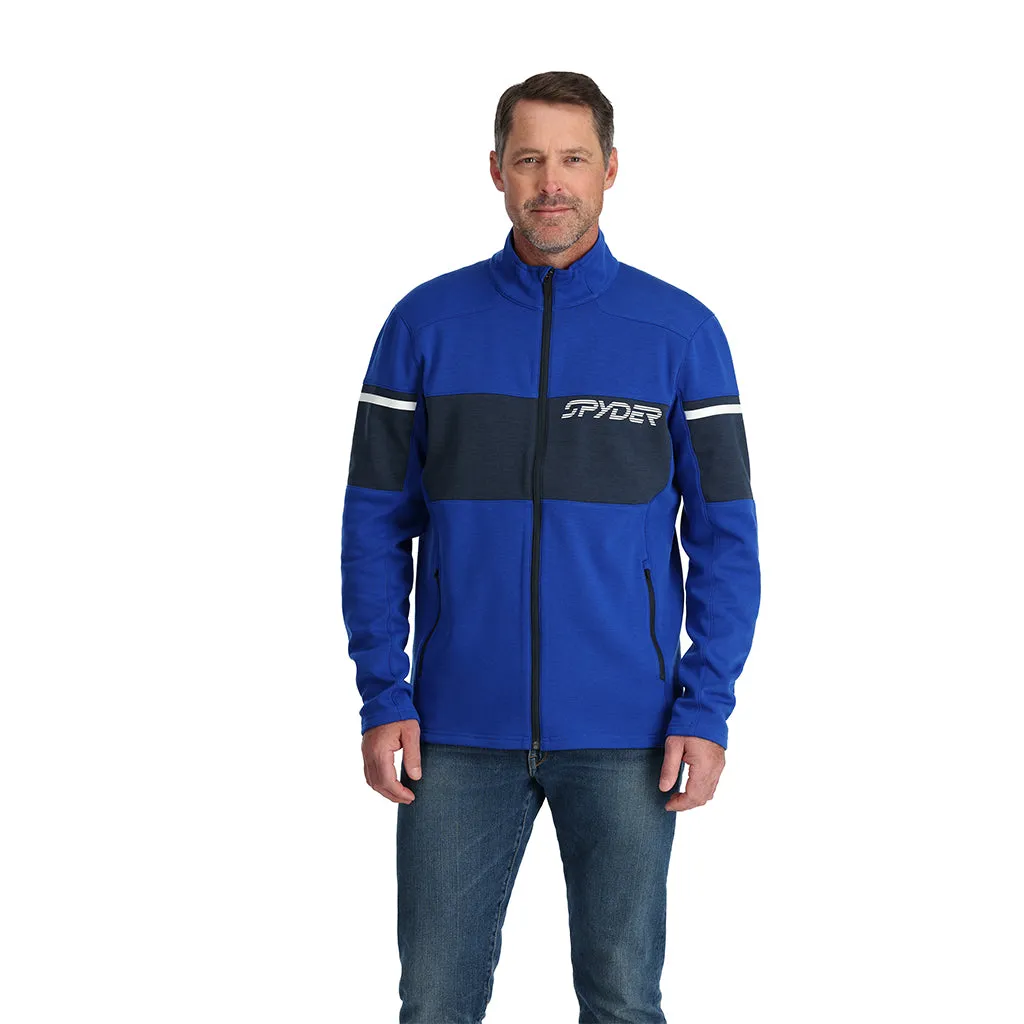 Mens Speed Fleece Full Zip - Electric Blue