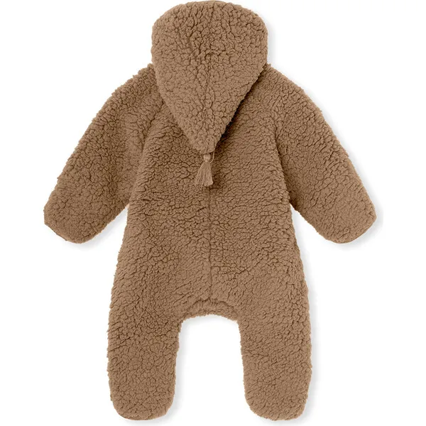 Mini A Ture Adel Teddy Romper, Pine Bark