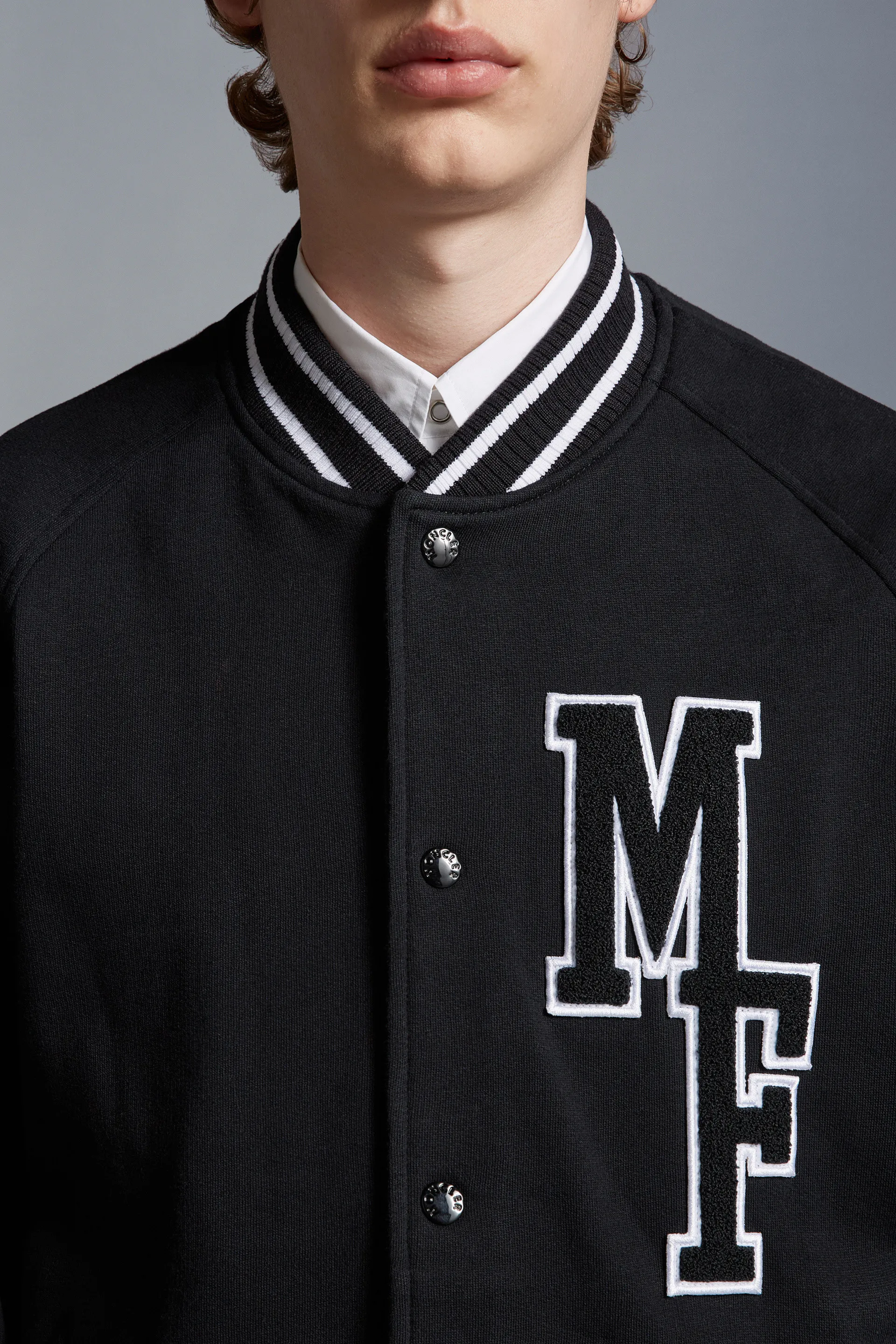 MONCLER  |Varsity Fleece Cardigan