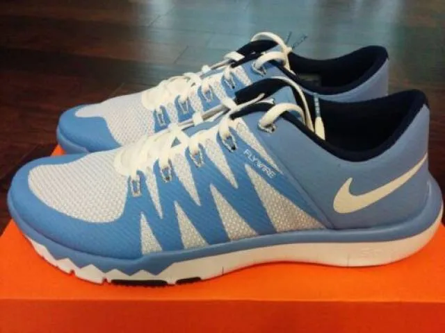 Nike Free 5.0 V6 North Carolina Blue Tarheels UNC Train ...