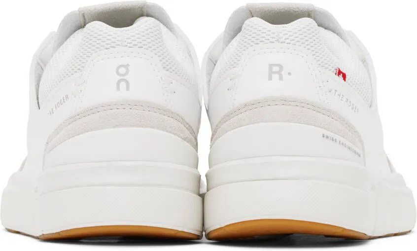 On White 'THE ROGER Clubhouse' Sneakers