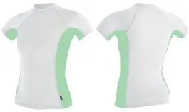 O´Neill Ladies Skins Crew Rash Vest - White