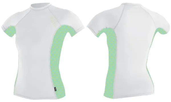 O´Neill Ladies Skins Crew Rash Vest - White